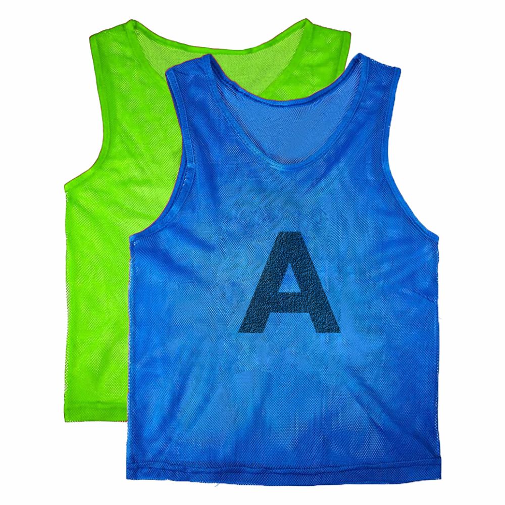 Alphabet Mesh Training Bibs without Piping
